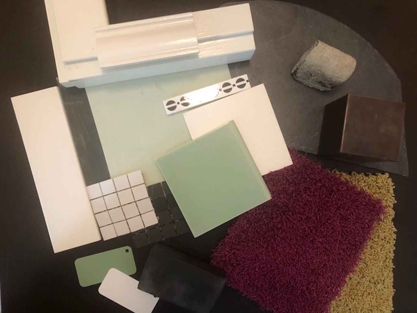 Materialkonzept, Farb- und Oberflächenmuster